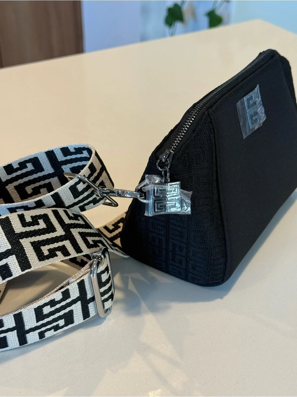 Givenchy Crossbody Bag with Patterned Strap